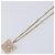 Pingente Chanel Square CC em metal Dourado - vista 5