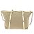 Prada Logo Convertible Shopper Canvas Tall Marrone - vista 2