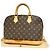 Louis Vuitton Alma Monogram Canvas PM Marron - vue 2