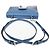 Prada Convertible Sound Top Handle Saffiano Leather Medium Blue - view 6