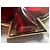Collana Yves Saint Laurent Gioco di Carte Multicolore Rosso Verde Arancione Gold hardware - vista 11
