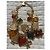 Collana Yves Saint Laurent Gioco di Carte Multicolore Rosso Verde Arancione Gold hardware - vista 12