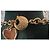 Collana Yves Saint Laurent Gioco di Carte Multicolore Rosso Verde Arancione Gold hardware - vista 4