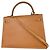 Hermès Hermes Kelly Brown Ardennes com Gold Hardware 32 Marrom - vista 2