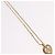 Christian Dior Logo Heart Pendant Metal Golden - view 5