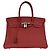 Hermès Hermes Birkin Red Togo avec Palladium Hardware 30 Rouge