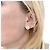 Autre Marque Pendientes de oro blanco, platino y diamantes. - vista 5