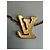 Louis Vuitton LV & Fleurs Kristall Halskette Golden - Ansicht 11