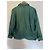Chaqueta Burberry de algodón verde con logo ecuestre - vista 10