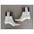 Botines Christopher Kane de charol blanco con cristales Swarovski - vista 3