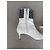 Botines Christopher Kane de charol blanco con cristales Swarovski - vista 4