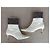 Botines Christopher Kane de charol blanco con cristales Swarovski - vista 8