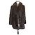 Autre Marque Brown Rabbit Fur Coat