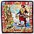 Hermès Foulard seta Les Amériques 90cm Oliver Kermit 1992 Multicolore