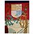Hermès Foulard seta Les Amériques 90cm Oliver Kermit 1992 Multicolore - vista 11