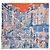 Hermès Foulard Le Grand Prix au Faubourg 90cm Ugo Gattoni Multicolore