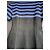 Robe fourreau rayée Prada Noir Bleu - vue 2