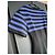 Robe fourreau rayée Prada Noir Bleu - vue 3