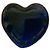 Baccarat Fermacarte Cuore in Cristallo Blu