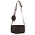 Louis Vuitton Borsa a tracolla Multi Pochette Accessoire in canvas Monogram Rosa Marrone - vista 3