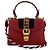 Gucci Mini borsa Sylvie Web in pelle rossa con 1 tracolla Rosso