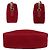 Gucci Bolso de hombro GG Marmont Small Matelassé en terciopelo rojo Roja - vista 4