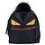 Bag Bugs Fendi Zaino e borsa a tracolla Monster Bugs Eyes in nylon nero con rifiniture in pelliccia - vista 8
