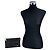 Fendi Clutch Pochette Selleria in pelle nera Monster Bugs Eye Nero - vista 2