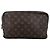 Louis Vuitton Borsa a Clutch Vintage Brown Monogram Canvas Trousse Toilette 28 Marrone