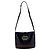 Gucci Sac à épaule Vintage en cuir noir avec motif GG entrelacé et sangle Web