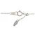 Autre Marque Pt850 Diamantenhalskette Silber - Ansicht 5