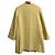 Autre Marque M-Premier Super100’s Wool Collarless Coat Yellow - view 2