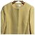 Autre Marque M-Premier Super100’s Wool Collarless Coat Yellow - view 4
