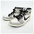 Autre Marque Baskets Nike Jordan Marron Blanc - vue 3
