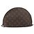 LOUIS VUITTON Monogram Trousse Demi Ronde Cosmetic Pouch M47520 LV