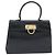 Salvatore Ferragamo Gancini Hand Bag Leather 2way Black Gold