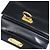 Salvatore Ferragamo Gancini Hand Bag Leather 2way Black Gold - vista 15