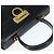 Salvatore Ferragamo Gancini Hand Bag Leather 2way Black Gold - vista 6