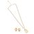 Autre Marque SAINT LAURENT Collar metal 2 Set Gold