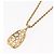 Autre Marque SAINT LAURENT Collar metal 2 Set Gold - vista 8