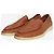 Loro Piana Mocassini in pelle nappa marrone - size EU 39 (UK 6) - vista 2