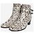 Gucci Graue Schlangenleder-Optik Stiefel mit Schnallendetail - Größe EU 38.5 (UK 5.5) - Ansicht 2