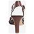 Chloé Sandali con tacco in pelle marrone - size EU 38 - vista 4