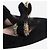 Chloé Schwarze Wildleder-Sandalen mit Schleifendetail - size EU 38 - Ansicht 3
