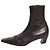 Khaite Botines Nevada chocolate oscuro - talla EU 38 Castaño