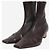 Khaite Botines Nevada chocolate oscuro - talla EU 38 Castaño - vista 2