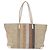 FENDI Tote Bag Canvas Beige Gold - vista 4