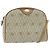 Bolsa de Ombro Christian Dior em Lona Honeycomb PVC Couro Bege