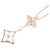 Collana con pendente Louis Vuitton in oro rosa e diamanti D'oro