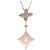 Collana con pendente Louis Vuitton in oro rosa e diamanti D'oro - vista 5